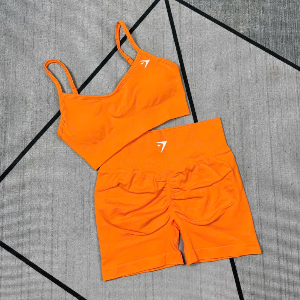 Bộ Quần Áo Tập Gym,Yoga,Chất Liệu Dệt Kim 10% Elast Mềm Mịn Co Giãn Tôn Form GB322