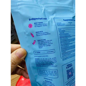 Kẹo que dạng bột,Hương vị trái cây tổng hợp, 25 gói nhỏ