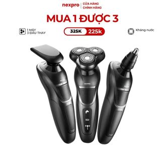 máy cạo râu ,máy cạo râu mini đa năng cạo râu sát, êm, mua 1 được 3 - kháng nước IPX7