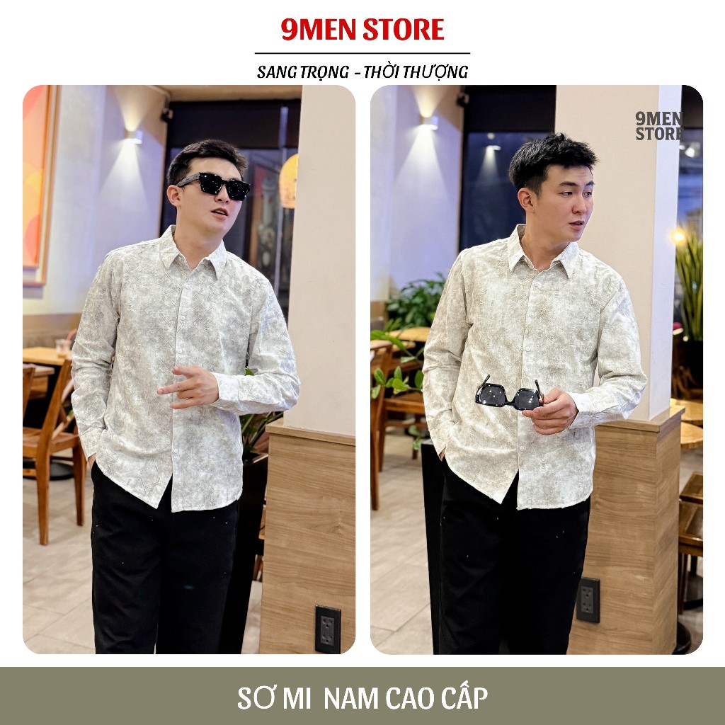 Sơ Mi Nam Vải Cotton Wash Hàn Quốc Cao Cấp Thấm Hút Mồ Hôi Sang Trọng 01