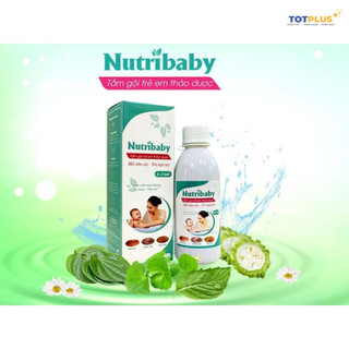 Tắm Gội Trẻ Em Thảo Dược Nutribaby 250ml – Tắm Bé Giảm Rôm Sảy, Mụn Nhọt, Hăm Da, Mẩn Ngứa - Totplus