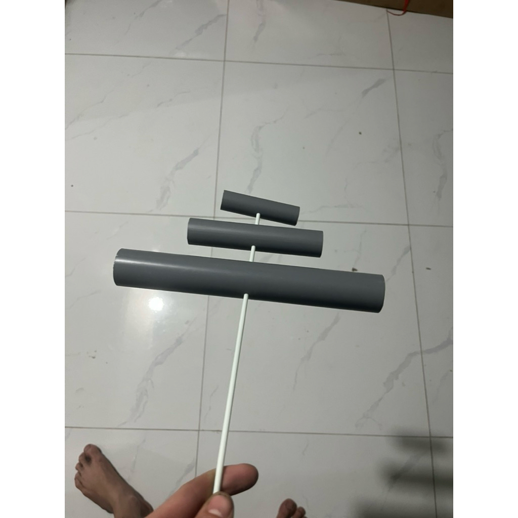 Ống Nhựa Làm Sáo Diều Khoan Lỗ Sẵn D27 D34 | Ống Sáo Diều Chuông Đẩu 3 Quả Cồng 2 | Ống Sáo Diều Tự Làm