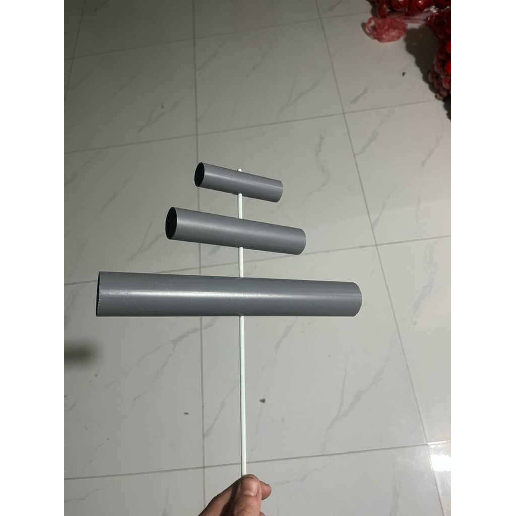 Ống Nhựa Làm Sáo Diều Khoan Lỗ Sẵn D27 D34 | Ống Sáo Diều Chuông Đẩu 3 Quả Cồng 2 | Ống Sáo Diều Tự Làm