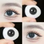 Lens mắt B496 Green màu xanh lá vân tia bo viền tự nhiên, size nhỏ - LUNA EYES brand