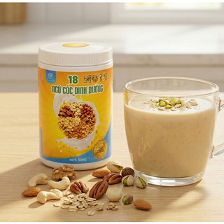 Bột ngũ cốc 18 loại hạt dinh dưỡng Xuân An Nuts 500g - Ngũ cốc thơm ngon dễ pha
