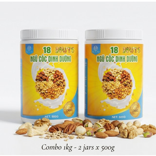 Bột ngũ cốc 18 loại hạt dinh dưỡng Xuân An Nuts 500g - Ngũ cốc thơm ngon dễ pha