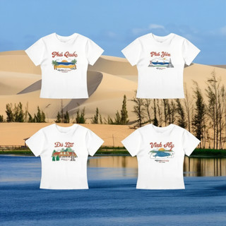 [HOẢ TỐC] Áo thun địa danh from Mini-tee unisex nam nữ áo phông DU LỊCH cotton 100%  250gsm