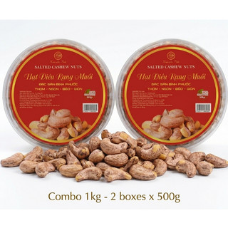 Hạt điều rang muối Xuân An Nuts - Đặc sản Bình Phước thơm ngon giòn béo