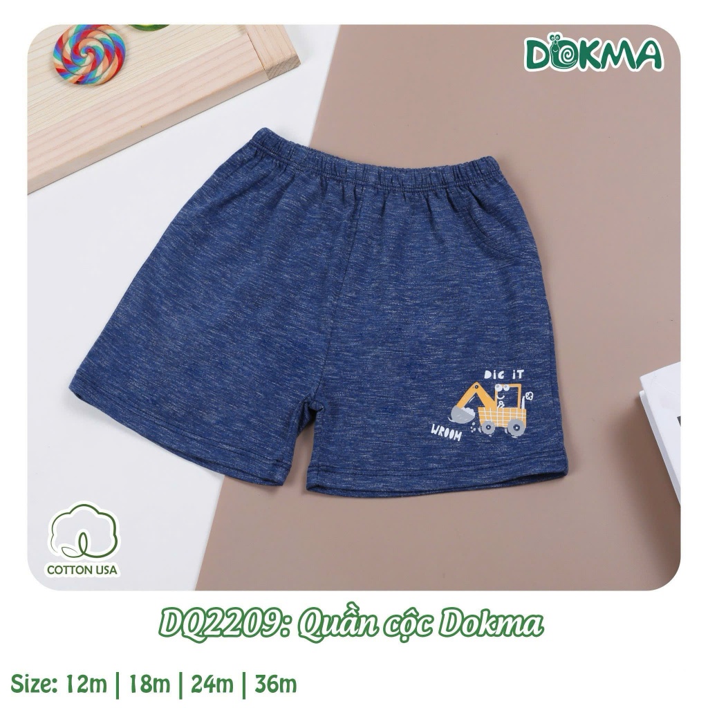 (9-13 kg, 9-36M) Quần Cộc Bé Trai Dokma DQ2038 DQ2211 DQ2852 DQ2183 DQ2209