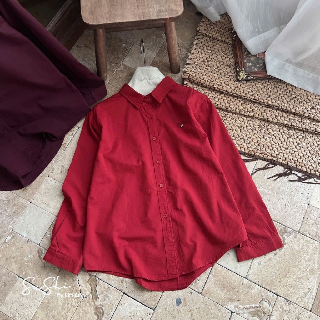 [𝑯𝒂 𝑨𝒏𝒉] Áo Sơ Mi Tang Sao Siêu Xinh QCL1