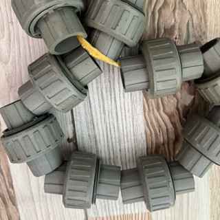 Rắc co nối ống PVC phi 21 27 34, khớp nối nhanh ống nước, rắc co nhựa kín nước