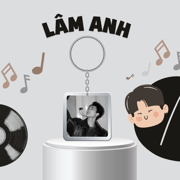 Móc khoá/Keyring LÂM ANH Tân binh Toàn năng-UPRIZE