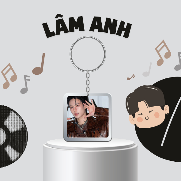 Móc khoá/Keyring LÂM ANH Tân binh Toàn năng-UPRIZE
