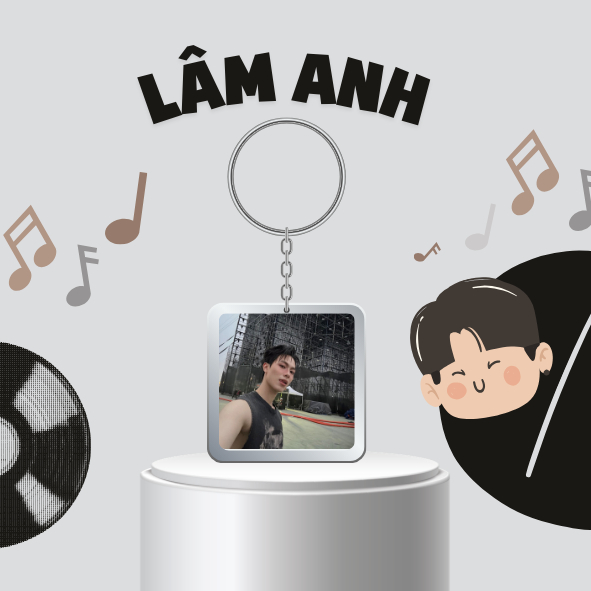 Móc khoá/Keyring LÂM ANH Tân binh Toàn năng-UPRIZE