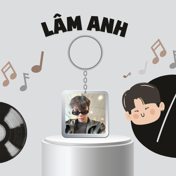 Móc khoá/Keyring LÂM ANH Tân binh Toàn năng-UPRIZE