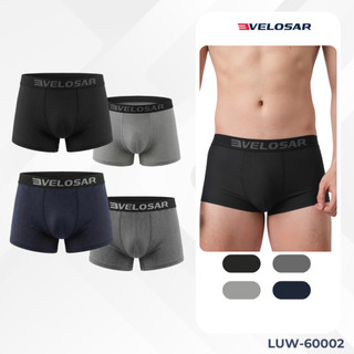Combo 3 Quần Boxer Nam Velosar LUW-60002 Microfiber Thoáng Khí, Co Giãn Mềm Mịn, Thấm Hút Mồ Hôi