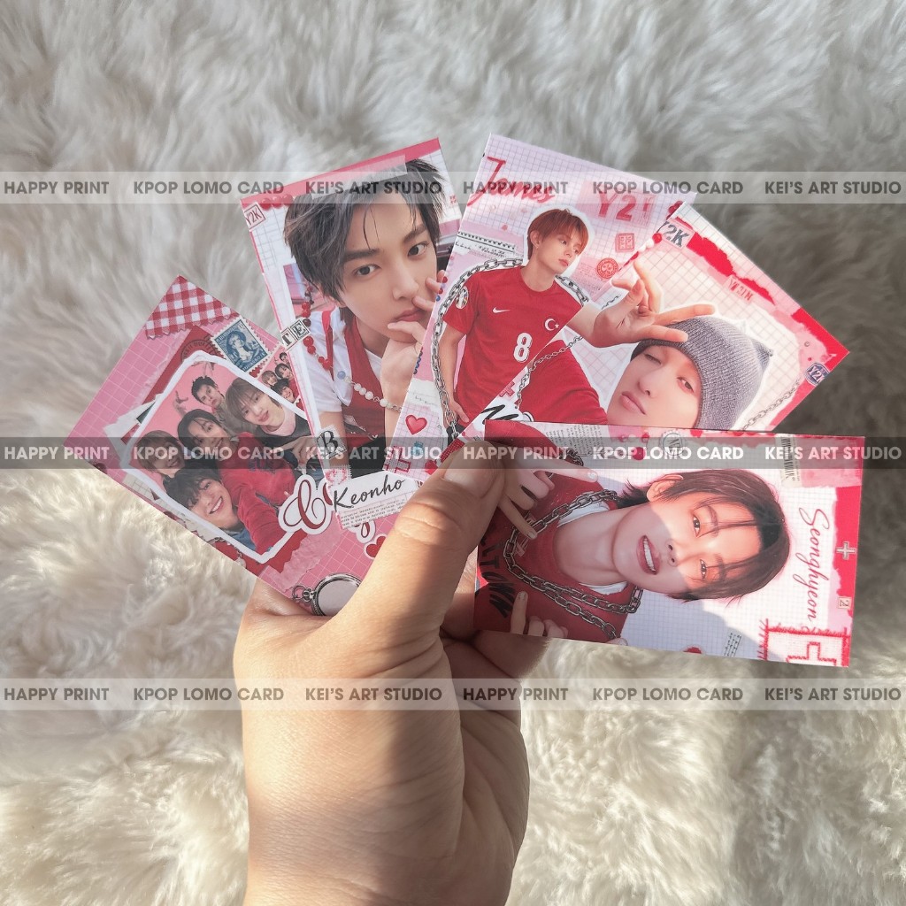 BOX MIX 50 CARD DES CORTIS, photocard Cỏ Tí, lúm, kẹo, Seonghyeon, Keonho, Martin, James, Juhoon
