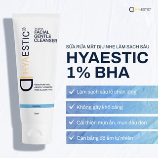 [HÀNG CÔNG TY] Sữa rửa mặt dịu nhẹ làm sạch sâu Hyaestic 1% BHA Facial Gentle Cleanser (150ml)