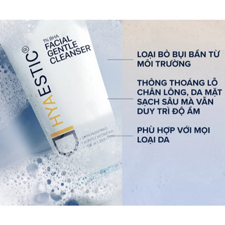 [HÀNG CÔNG TY] Sữa rửa mặt dịu nhẹ làm sạch sâu Hyaestic 1% BHA Facial Gentle Cleanser (150ml)