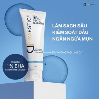 [HÀNG CÔNG TY] Sữa rửa mặt dịu nhẹ làm sạch sâu Hyaestic 1% BHA Facial Gentle Cleanser (150ml)