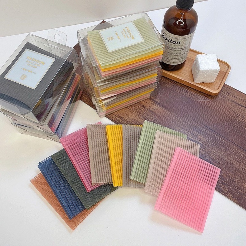 Hộp 10 Miếng Dán Tóc Nữ Color Summer – Miếng Dán Cố Định Tóc Thời Trang Tiện Lợi