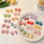 Set 50 Chun Buộc Tóc Cho Bé – Dây Buộc Tóc Xoắn Co Giãn Nhiều Màu Túi Zip Tiện Lợi
