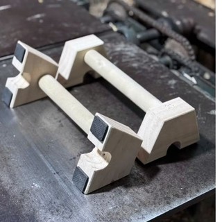 PARALLETTES GỖ - DỤNG CỤ HÍT ĐẤT, CHỐNG ĐẨY BẰNG GỖ TỰ NHIÊN CÓ ĐẾ CHỐNG TRƯỢT , Khoét Chân