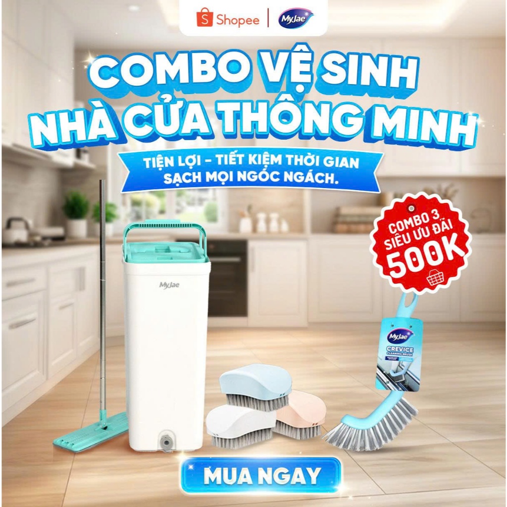SỐ LƯỢNG CÓ HẠN-Bộ 3 món vệ sinh nhà cửa thông mình, tiện lợi, tiết kiệm thời gian