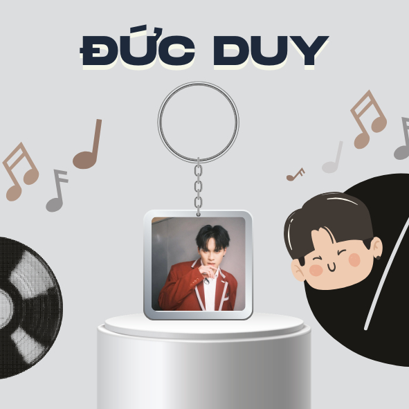 Móc khoá/Keyring ĐỨC DUY (O.D) - TÂN BINH TOÀN NĂNG-NHÓM NHẠC UPRIZE