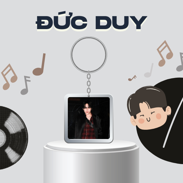 Móc khoá/Keyring ĐỨC DUY (O.D) - TÂN BINH TOÀN NĂNG-NHÓM NHẠC UPRIZE