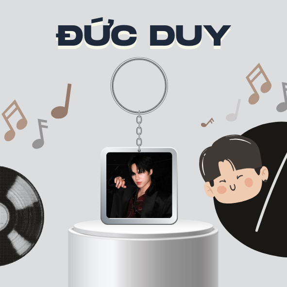 Móc khoá/Keyring ĐỨC DUY (O.D) - TÂN BINH TOÀN NĂNG-NHÓM NHẠC UPRIZE