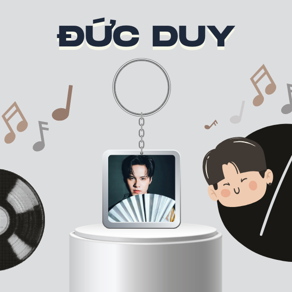 Móc khoá/Keyring ĐỨC DUY (O.D) - TÂN BINH TOÀN NĂNG-NHÓM NHẠC UPRIZE