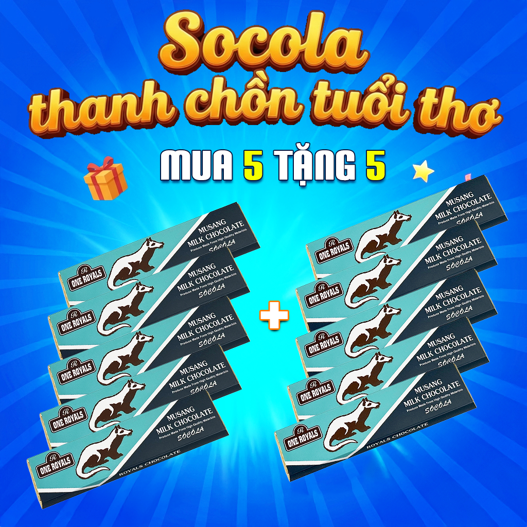 Thanh Socola Xanh Nguyên Vị ONE ROYALS 15g – Hương Vị Tuổi Thơ