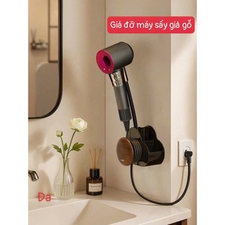 Giá Treo Máy Sấy Tóc Dán Tường 360° Đa Năng | Kệ Đựng Máy Sấy Nhà Tắm Không Khoan Tiện Lợi