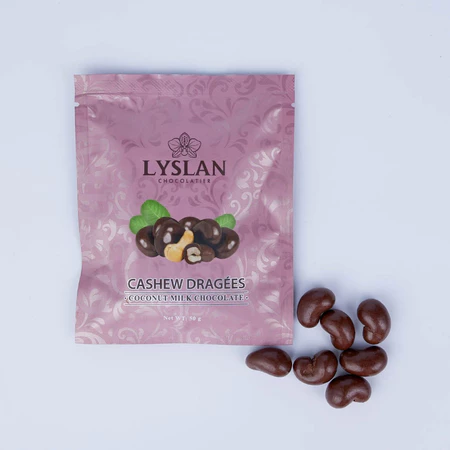 Sô-cô-la sữa dừa bọc hạt điều 50g