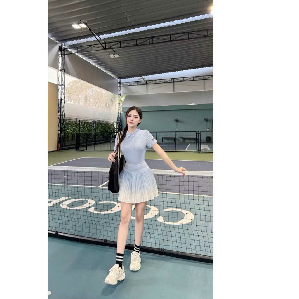 HOT PICKLEBALL  Bộ thể thao nữ, Bộ váy Áo cổ đức phong cách mới Pick, Golf Tennis cao cấp... Hàng QC
