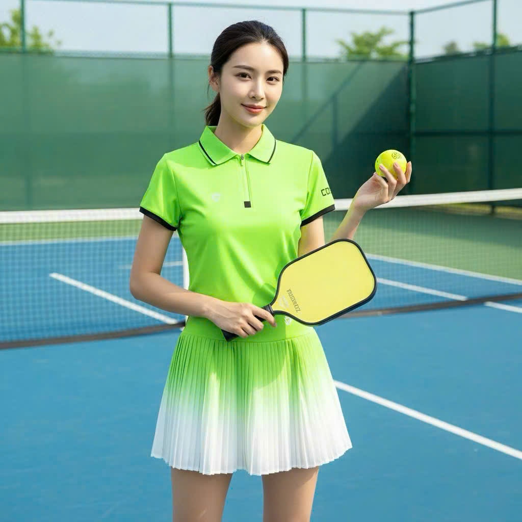 HOT PICKLEBALL  Bộ thể thao nữ, Bộ váy Áo cổ đức phong cách mới Pick, Golf Tennis cao cấp... Hàng QC