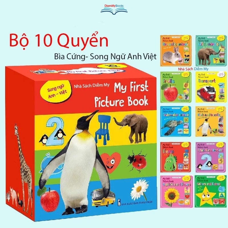 Sách- Bộ 10 Quyển My First Picture Book Thư Viện Hình Ảnh Đầu Tiên Sách ...