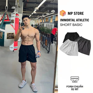 Quần Short Thể Thao Nam 6inch Vải Thun Da Cá Form Rộng Local Brand Immortal 2025