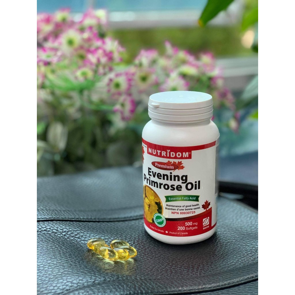 Tinh Dầu Hoa Anh Thảo David Health Evening Primrose Oil, Hỗ Trợ Cân Bằng Nội Tiết Nữ, làm đẹp da tóc