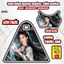 Tem Dán Nhựa Nhám SH Mẫu Cô Gái Cổ trang Độc Đáo, Cá Tính Sticker Trang Trí Xe Máy Chống Bay Màu. SH 2020-2026