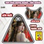Tem Dán Nhựa Nhám SH Mẫu Cô Gái Cổ trang Độc Đáo, Cá Tính Sticker Trang Trí Xe Máy Chống Bay Màu. SH 2020-2026
