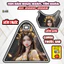 Tem Dán Nhựa Nhám SH Mẫu Cô Gái Cổ trang Độc Đáo, Cá Tính Sticker Trang Trí Xe Máy Chống Bay Màu. SH 2020-2026