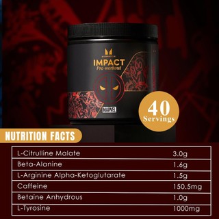 [Vón nhẹ] Bột uống Impact Pre-workout 40 lần dùng Myprotein