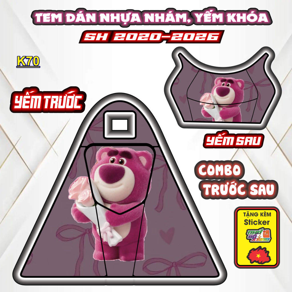 Bộ Tem Dán Chống Trầy Nhựa Nhám SH Đủ Đời 2020-2026- Decal Bảo Vệ Cao Cấp, Chống Nước, Bền Màu. SH 2020-2026