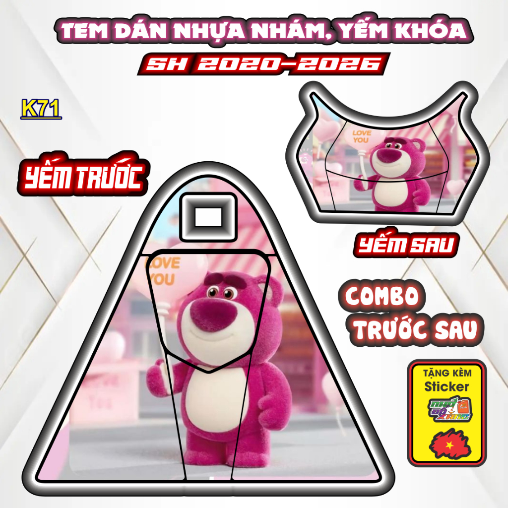 Bộ Tem Dán Chống Trầy Nhựa Nhám SH Đủ Đời 2020-2026- Decal Bảo Vệ Cao Cấp, Chống Nước, Bền Màu. SH 2020-2026