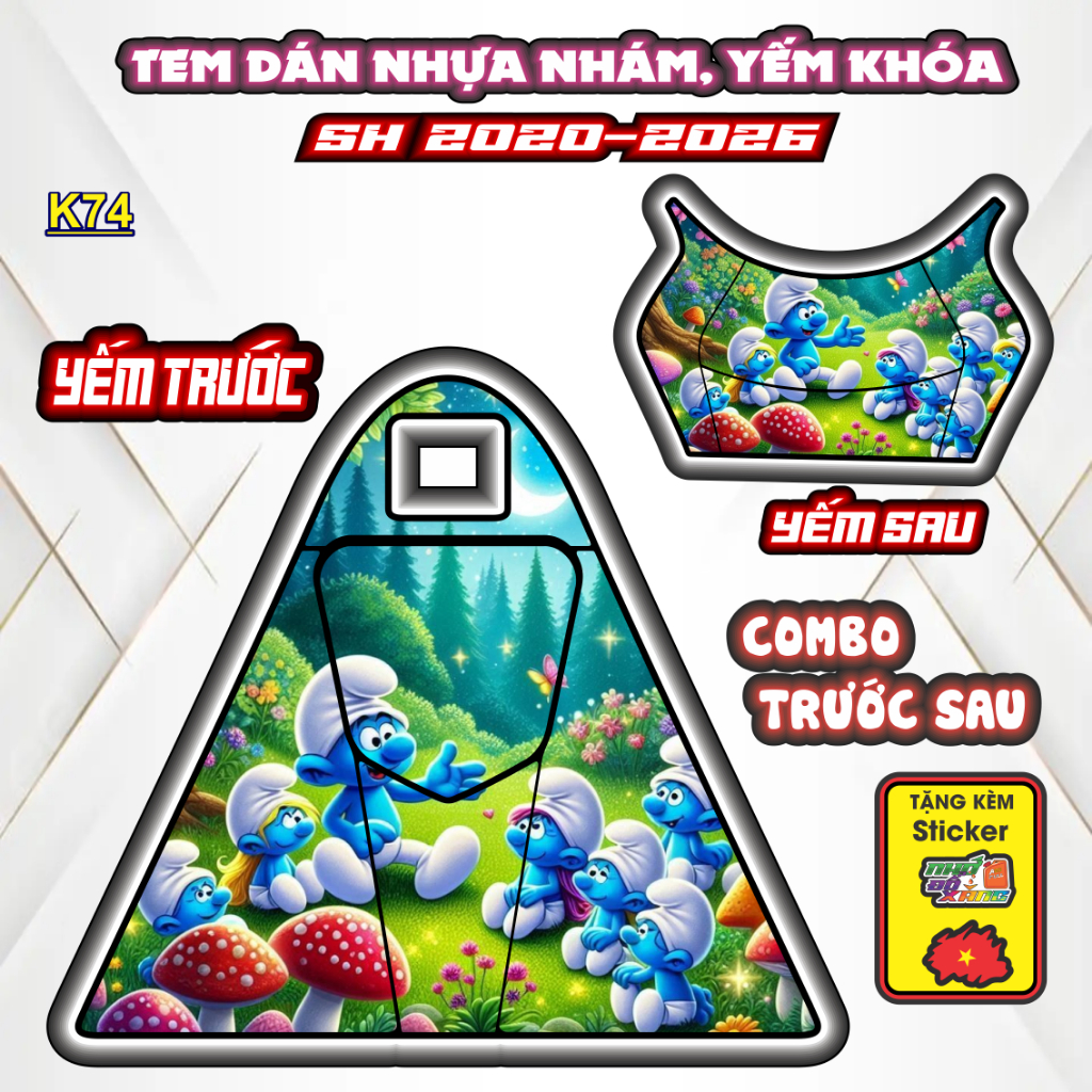 Bộ Tem Dán Chống Trầy Nhựa Nhám SH Đủ Đời 2020-2026- Decal Bảo Vệ Cao Cấp, Chống Nước, Bền Màu. SH 2020-2026