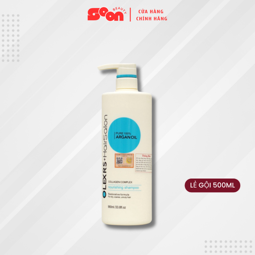 Bộ Dầu Gội Xả Olexrs Hair Salon 500ml/960ml – Giảm Rụng Tóc, Trị Gàu, Kiềm Dầu, Phục Hồi Tóc Khô Xơ