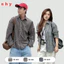 Áo Sơ Mi Kẻ Dài Tay Nam, Nữ, Form Dáng Rộng, Chất Liệu Cotton, Shy Basic