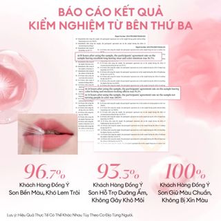 [Y363] Son COLORKEY Watery Tint - Phiên Bản Mới - Bền Màu Lâu Trôi, Không Dính Cốc, Siêu Mịn Môi, Dưỡng Ẩm 2.5g